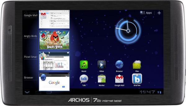 ARCHOS 70B INTERNET TABLET 8GB 501972 ARM CORTEX A8 1